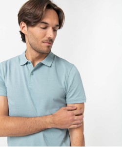 Polo à manches courtes en maille piquée homme